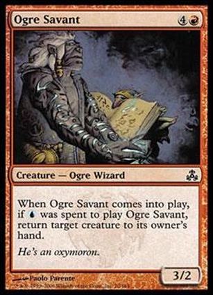 Magic the Gathering: Guildpact (Base Set) card 70 Ogre Savant