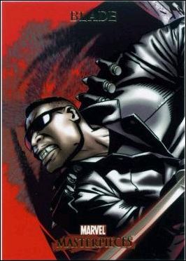 2007 Marvel Masterpieces (Base Set) card 12 Blade