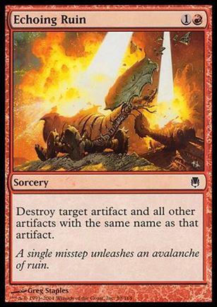 Magic the Gathering: Darksteel (Base Set) card 59 Echoing Ruin