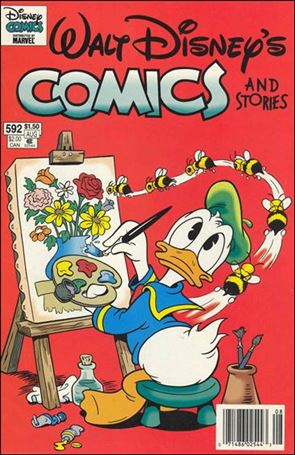 Walt Disney's Comics and Stories (1940) issue 592-B Marvel Cover