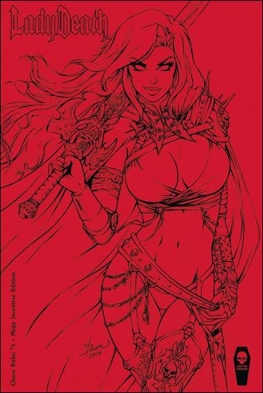 Lady Death: Chaos Rules (2016) issue 1-F Dawn McTeigue 1:25 Cover