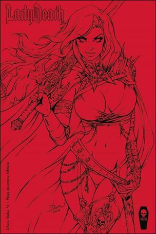 Lady Death: Chaos Rules (2016) issue 1-F Dawn McTeigue 1:25 Cover