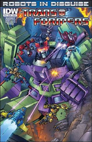 Transformers: Robots in Disguise (2012) issue 16 Andrew Griffith Cover