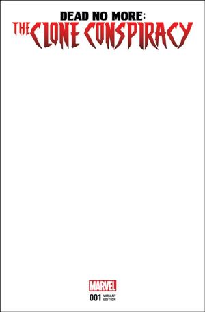 Clone Conspiracy issue 1-E Blank/Sketch Cover