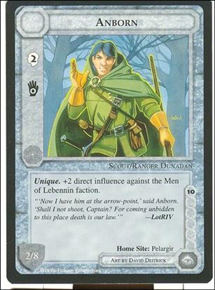 Middle-Earth: The Wizards (Base Set) card 14 Anborn
