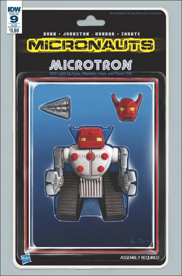 Micronauts (2016) issue 9-D Adam Riches Subscription Cover