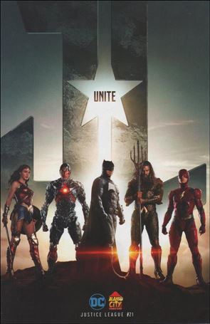 Justice League (2016) issue 21-C Alamo City Comic Con Photo Cover