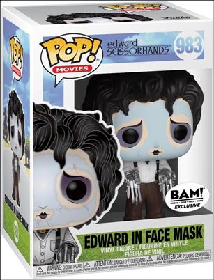 POP! Movies figure 983 Edward in Face Mask BAM! Exclusive
