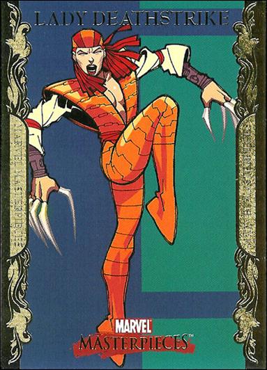 2007 Marvel Masterpieces (Parallel Gold Border Base Set) card 49 Lady Deathstrike
