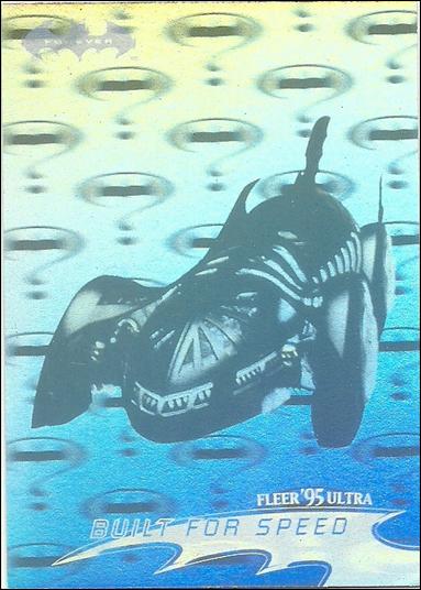 Batman Forever Fleer Ultra (Hologram Subset) card 31 Built for Speed