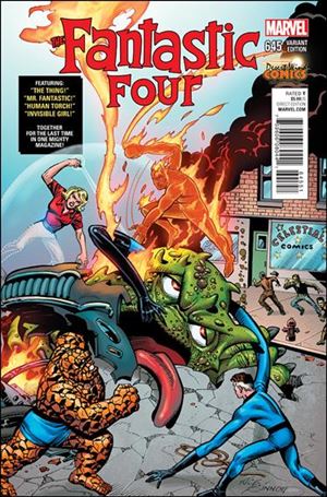 Fantastic Four (1961) issue 645-E Joe Sinnott Desert Wind Comics Cover