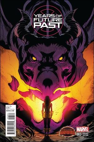 Years of Future Past issue 3-B Mike Norton 1:25 Cover