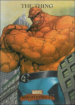 2007 Marvel Masterpieces (Parallel Foil Base Set) card 85 The Thing