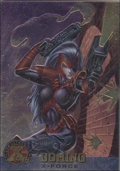 1996 Fleer Ultra X-Men All Chromium (Base Set) card 22 Domino