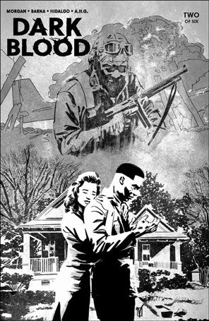 Dark Blood issue 2-C Valentine De Landro 1:10 Black & White Cover