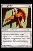 Magic the Gathering: Mirrodin (Base Set) card 146 Bonesplitter