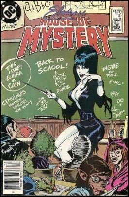 Elvira's House of Mystery issue 10-B Canadian Price Cover