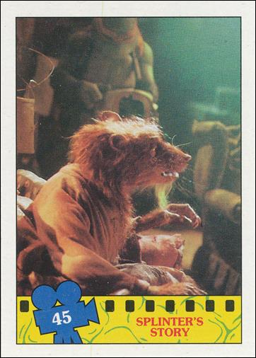 Teenage Mutant Ninja Turtles Movie (Base Set) card 45 Splinter's Story