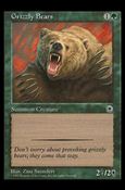 Magic the Gathering: Portal (Base Set) card 169 Grizzly Bears