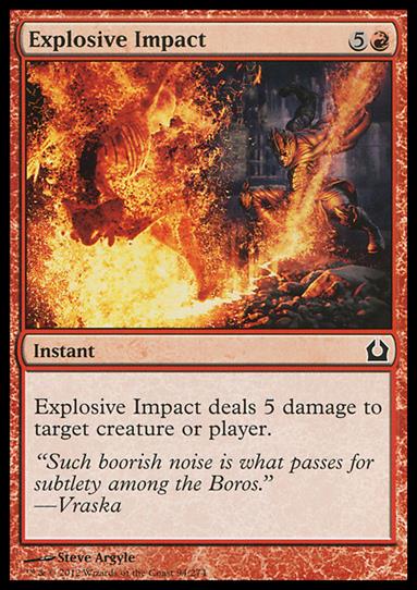 Magic the Gathering: Return to Ravnica (Base Set) card 94 Explosive Impact