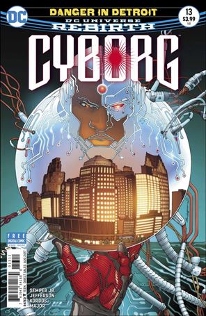 Cyborg (2016) issue 13 Allan Jefferson Cover