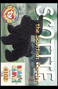 Beanie Babies Series 1 (Base Set) card 114 Scottie the Scottish Terrier