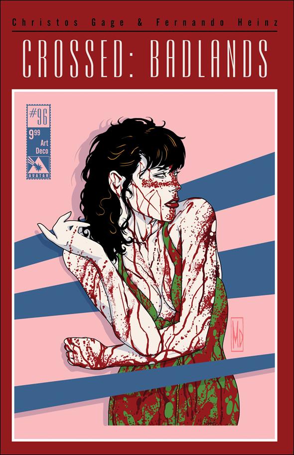 Crossed: Badlands issue 96-D Art Deco Cover