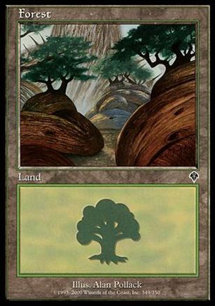 Magic the Gathering: Invasion (Base Set) card 349 Forest