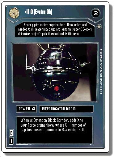 Star Wars: A New Hope Revised (Base Set) card 13 IT-O [Eyetee-Oh]