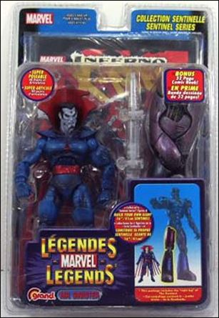 Marvel Legends (Sentinel Series) figure 6-D Mister Sinister (Blue Neck & Red Gem) (Canada)