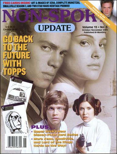 Non-Sport Update (2004) issue 5 Polybagged with Promo Cards