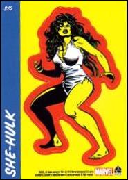 70 Years of Marvel Comics (Retro Sticker Subset) card S10 She-Hulk