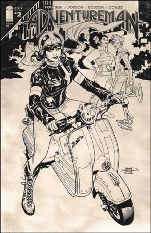 Adventureman issue 2-B Second Printing Cover