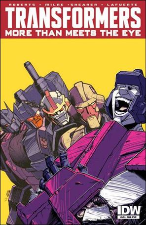 Transformers: More Than Meets the Eye (2012) issue 45-B Nick Roche Subscription Cover