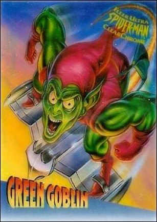 Fleer Ultra Spider-Man (ClearChrome Subset) card 2 Green Goblin
