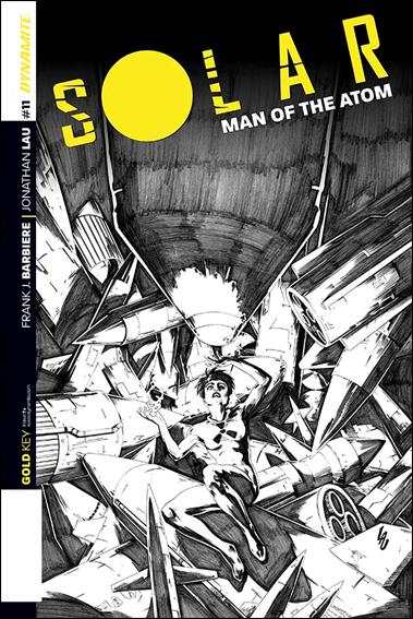 Solar: Man of the Atom (2014) issue 11-D Jonathan Lau 1:25 Black & White Cover