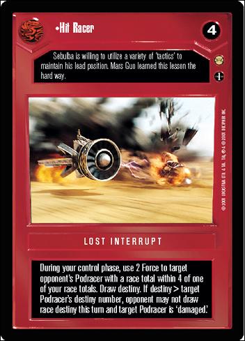 Star Wars: Tatooine Limited (Base Set) card 31 Hit Racer