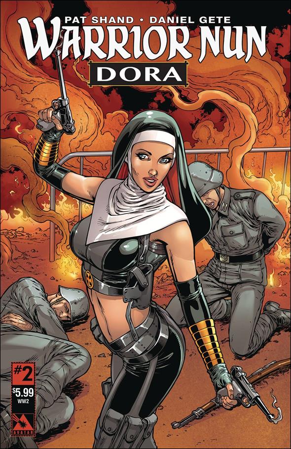 Warrior Nun Dora issue 2-B Matt Martin WW2 Cover