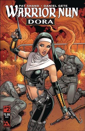 Warrior Nun Dora issue 2-B Matt Martin WW2 Cover
