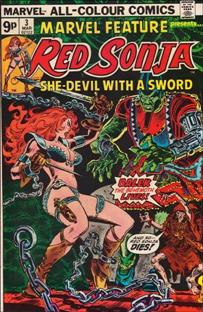 Marvel Feature (1975) issue 3-B UK Price Cover