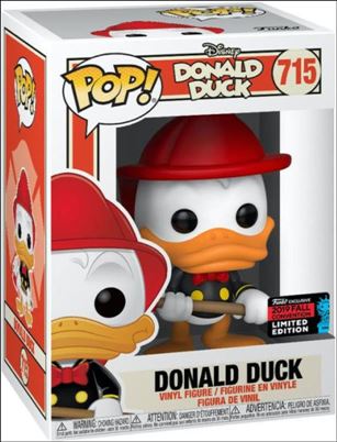 POP! Disney figure 715-B Donald Duck (Firefighter) Fall Convention