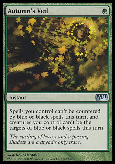 Magic the Gathering: 2011 Core Set (Base Set) card 162 Autumn's Veil
