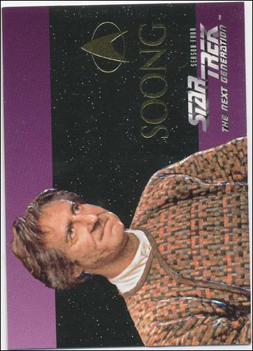 Star Trek: The Next Generation - The Episode Collection Season Four (Foil Embossed Subset) card S22 Soong