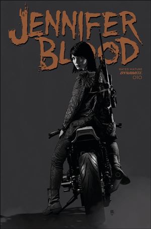 Jennifer Blood (2021) issue 10-I Tim Bradstreet 1:10 Black & White Cover