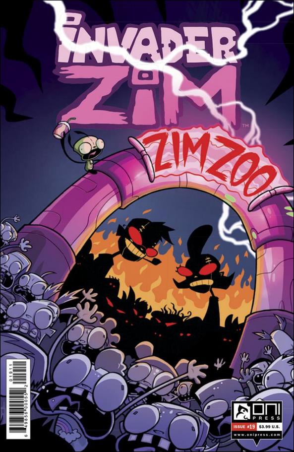 Invader Zim issue 19 Warren Wucinich Cover