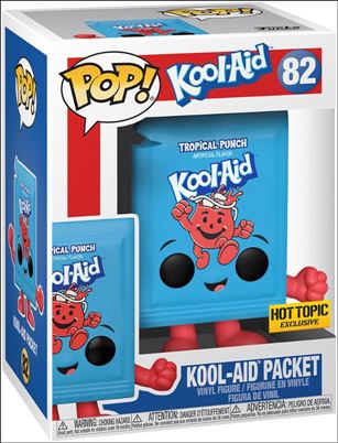 POP! Funko - Foodies figure 82-B Kool-Aid Packet (Tropical Punch) Hot Topic