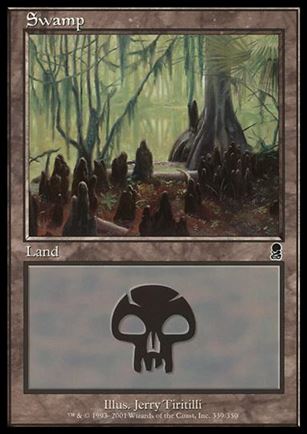 Magic the Gathering: Odyssey (Base Set) card 339 Swamp