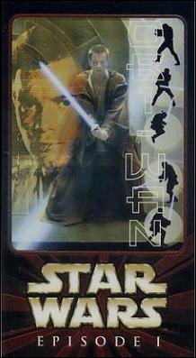 Star Wars: Episode I Widevision: Series 1 (Collector Tin Chrome Card Subset) card 3 of 5 Obi-Wan