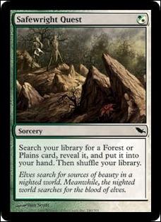Magic the Gathering: Shadowmoor (Base Set) card 240 Safewright Quest