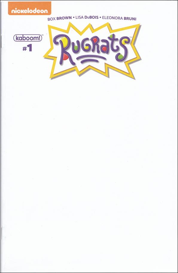 Rugrats issue 1-B Blank Sketch Cover